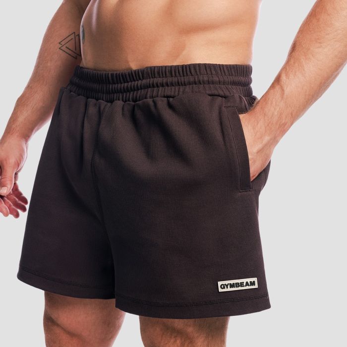 Aura Shorts Tee Brown - GymBeam XXL