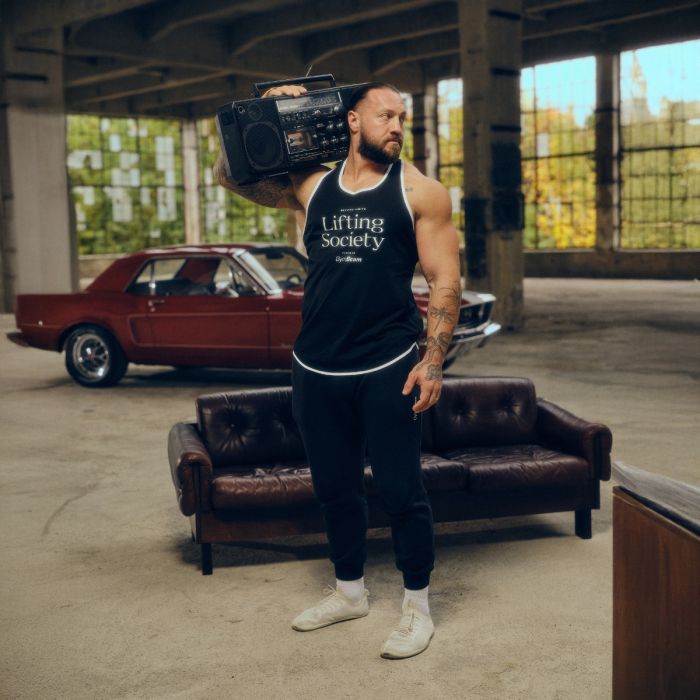 Base Sweatpants Black - GymBeam XL