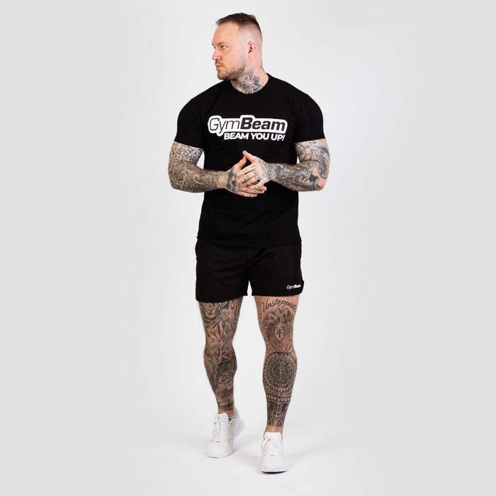 Beam T-shirt Black - GymBeam XXXL