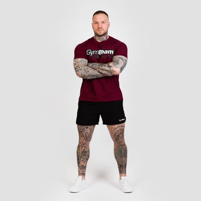 Beam T-shirt Burgundy - GymBeam XXXL