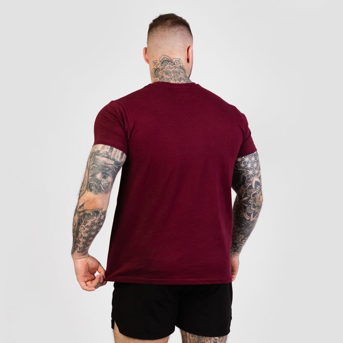 Beam T-shirt Burgundy - GymBeam XXXL