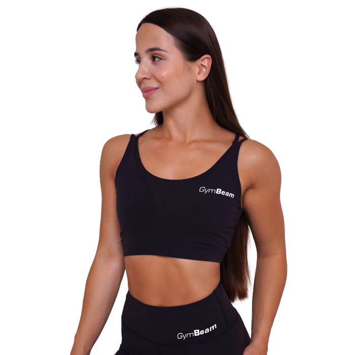 BEAT Sports Bra Black - GymBeam XXL