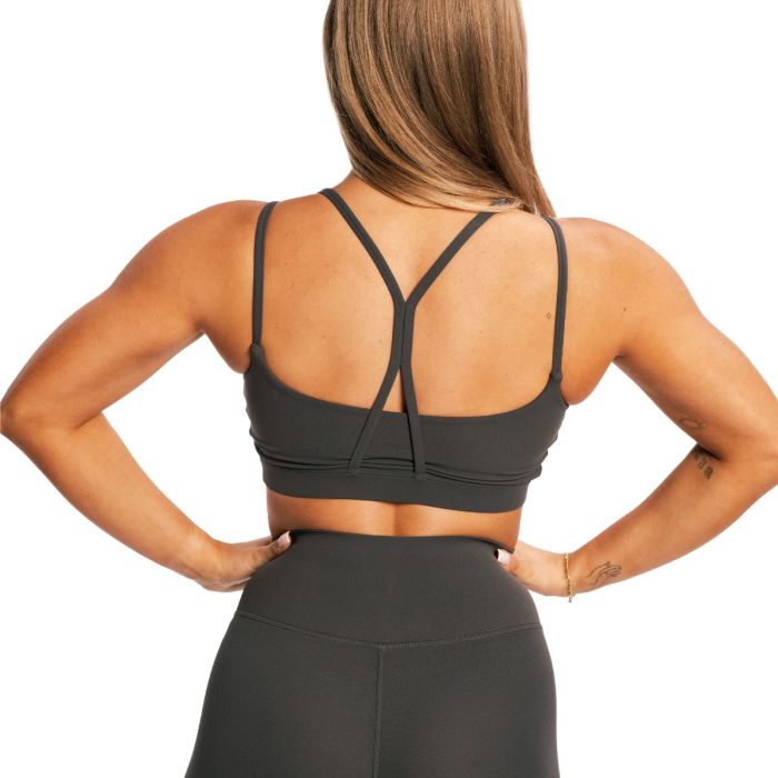 BEAT Sports Bra Charcoal - GymBeam XXL