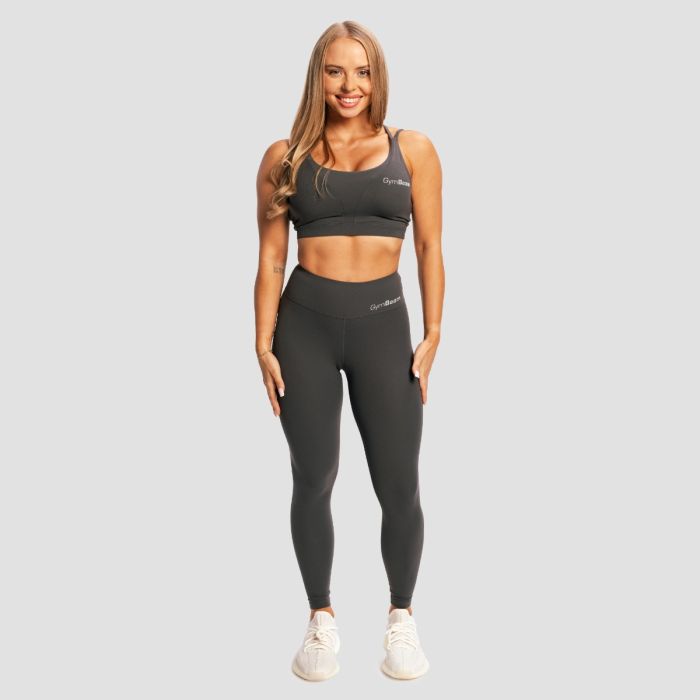 BEAT Sports Bra Charcoal - GymBeam XXL