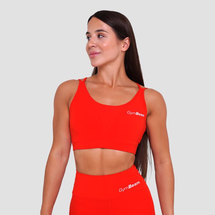 BEAT Sports Bra Tangerine - GymBeam XL