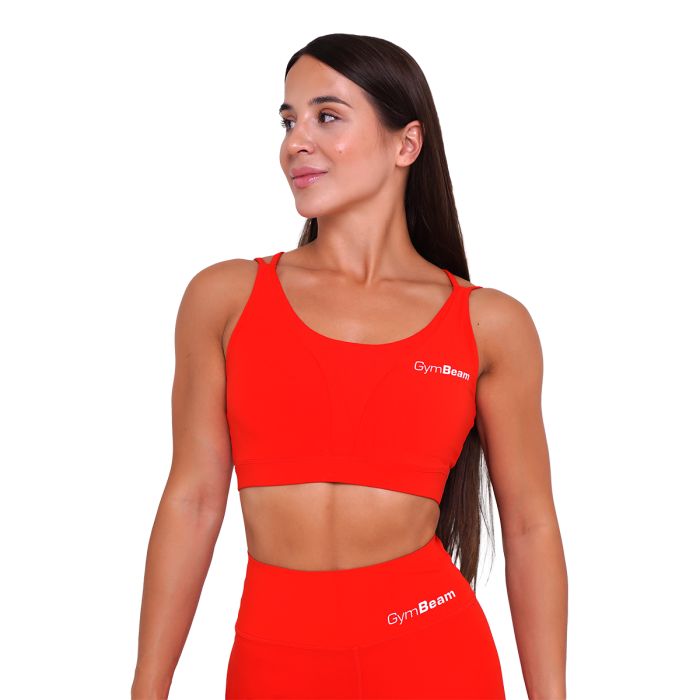BEAT Sports Bra Tangerine - GymBeam XL