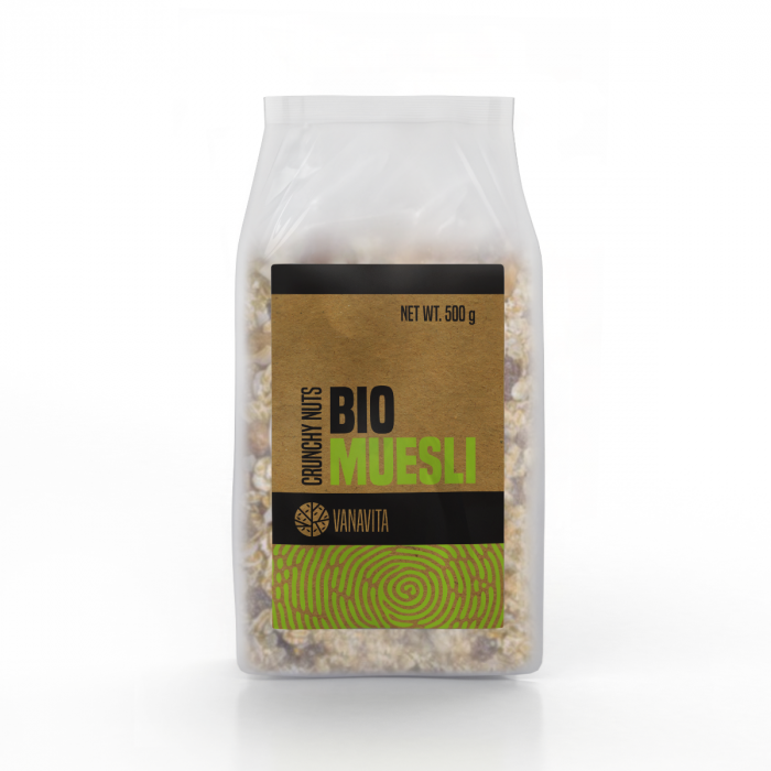 BIO Muesli - VanaVita 500 g - crunchy nuts