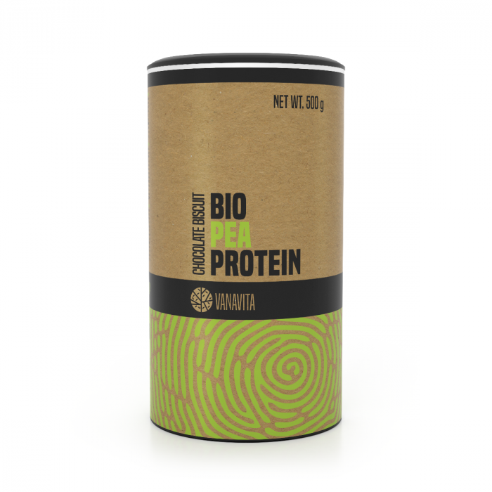 Bio Pea protein - VanaVita 500 g - chocolate biscuit
