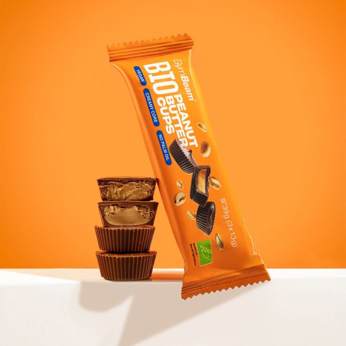BIO Peanut Butter Cups - GymBeam 12 x 39 g
