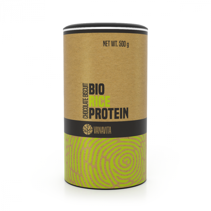 BIO Rice Protein - VanaVita 500 g - chocolate biscuit