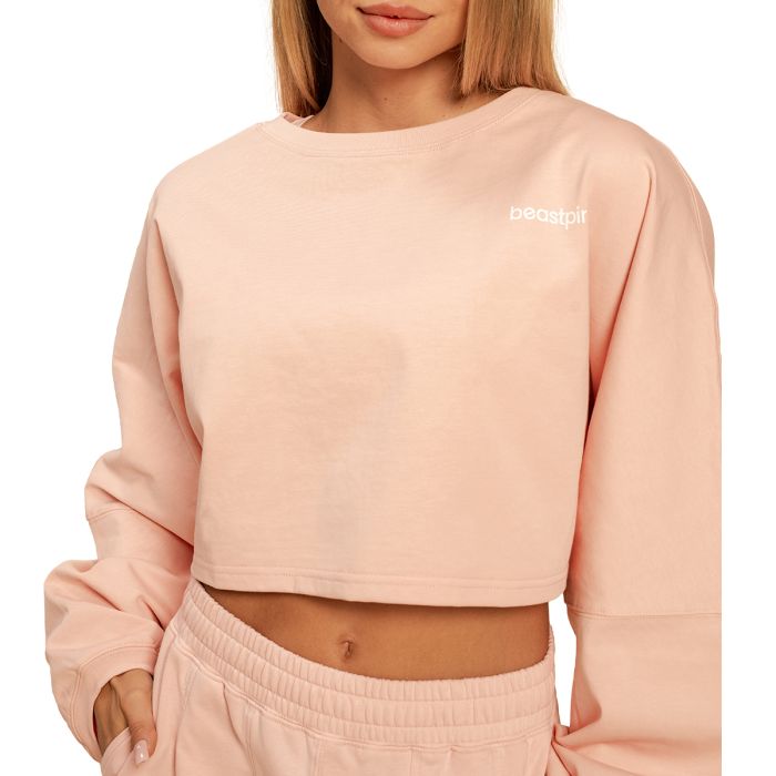 Women‘s Bliss Cropped Sweatshirt Pink - BeastPink M