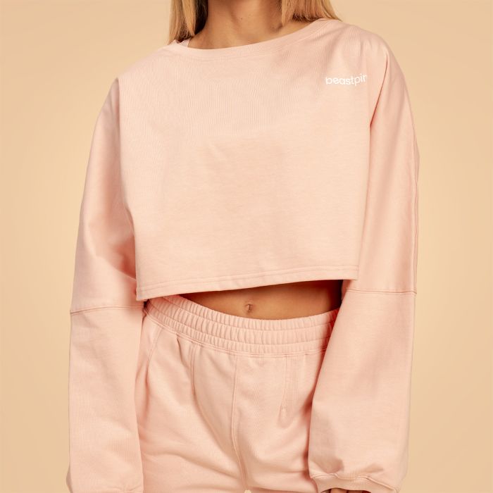 Women‘s Bliss Cropped Sweatshirt Pink - BeastPink M
