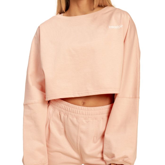 Women‘s Bliss Cropped Sweatshirt Pink - BeastPink M