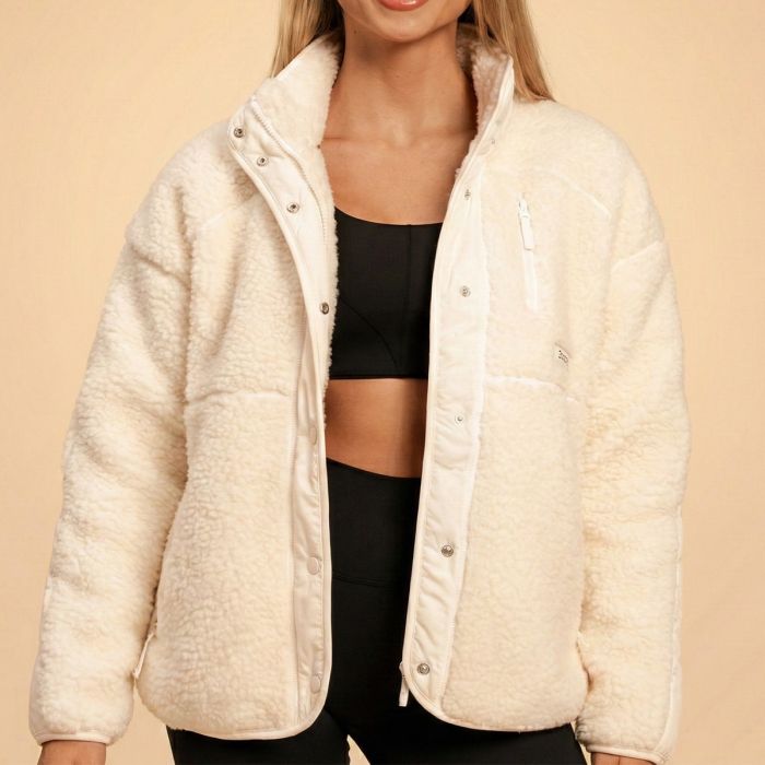 Women‘s Bliss Jacket Ivory - BeastPink L