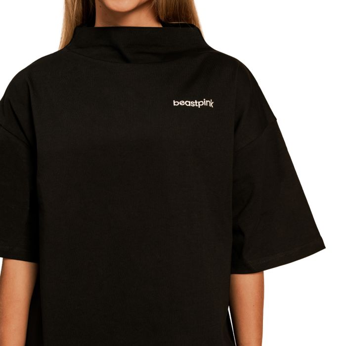 Women‘s Bliss Oversized top Black - BeastPink L