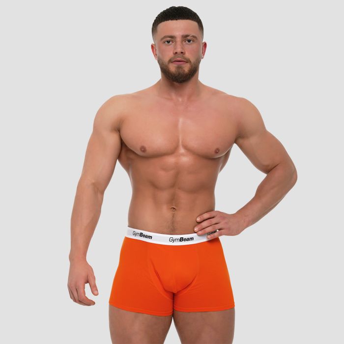 Boxer briefs Essentials 3Pack Orange - GymBeam XXXL