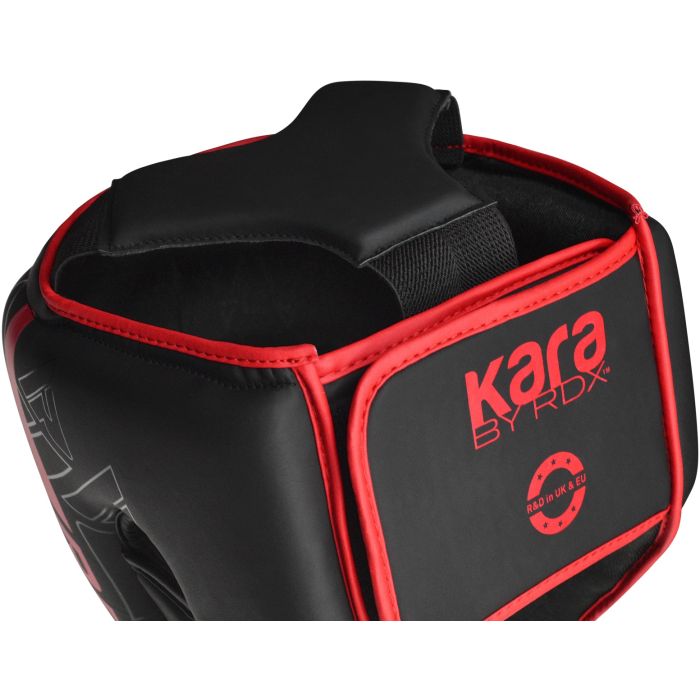 Boxing Head Guard F6 Kara Red - RDX L