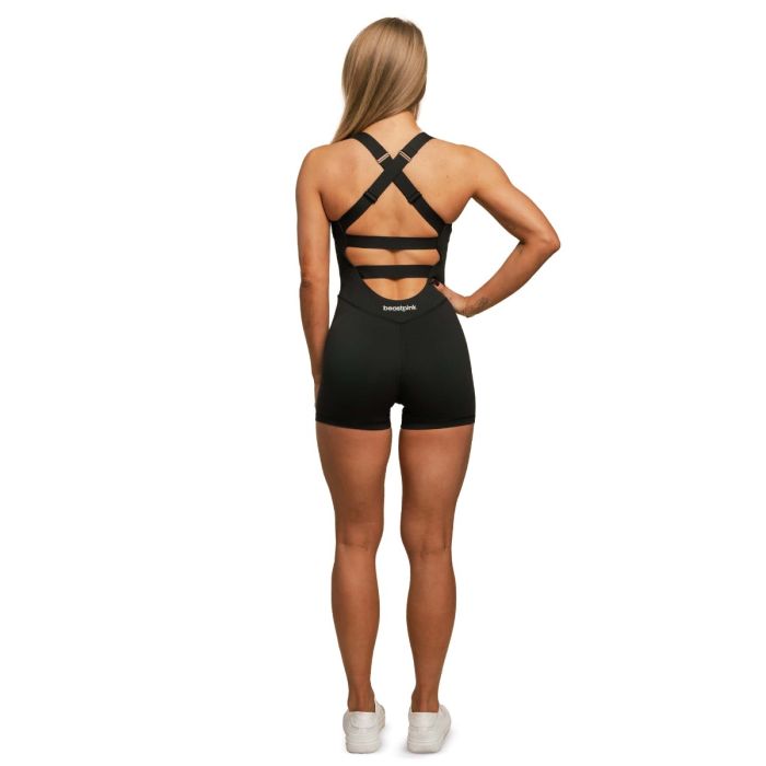 Women‘s Breeze Jumpsuit Black - BeastPink L