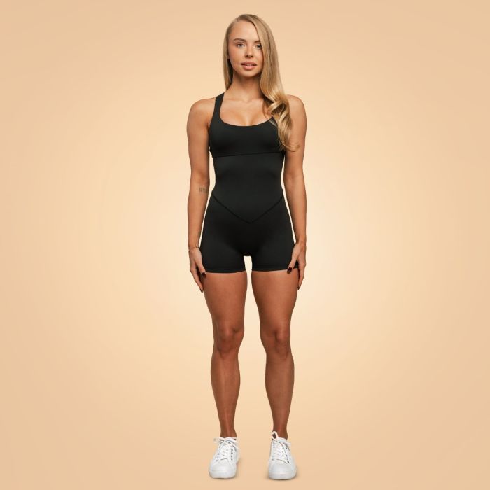 Women‘s Breeze Jumpsuit Black - BeastPink L