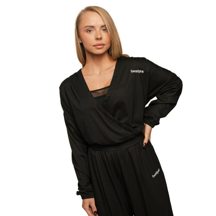 Women‘s Breeze Top Black - BeastPink L