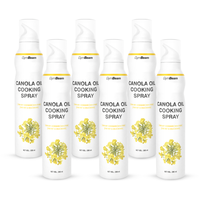 Canola Cooking Spray - GymBeam 6 x 200 ml