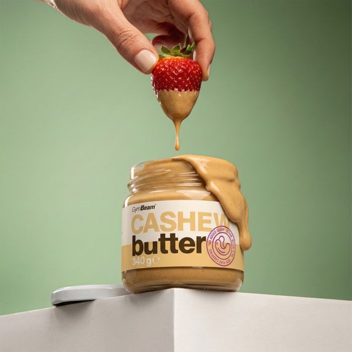 Kešu maslo - GymBeam 6 x 340 g - smooth