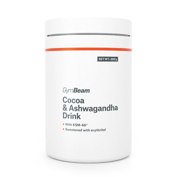 Cocoa & Ashwagandha Drink - GymBeam 600 g