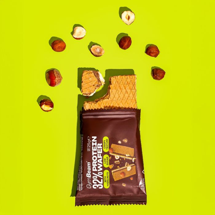32% Protein Wafer - GymBeam 16 x 25 g - 00