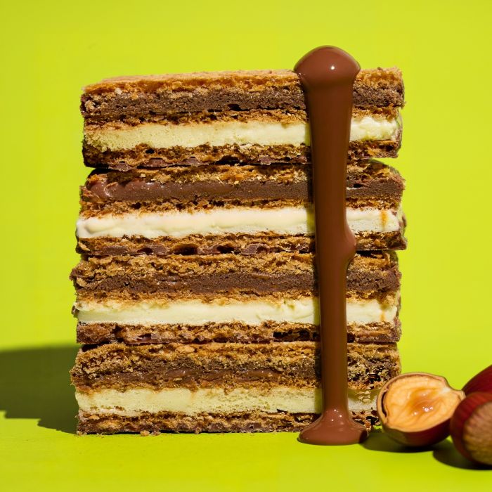 32% Protein Wafer - GymBeam 16 x 25 g - 00