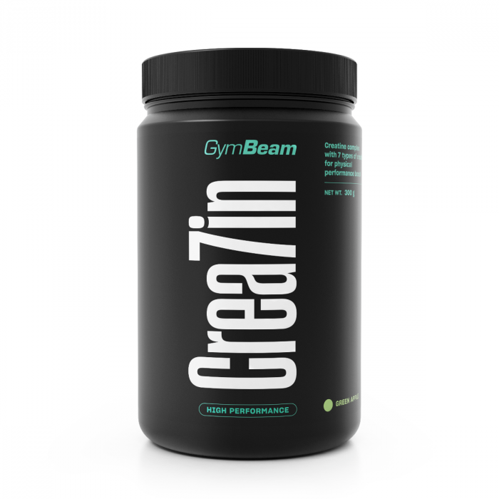 Kreatín Crea7in - GymBeam 600 g - green apple