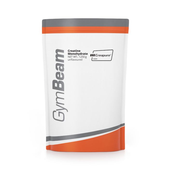 Creatinemonohydraat 100% Creapure® - GymBeam 1250 g - niet-gearomatiseerd - 00