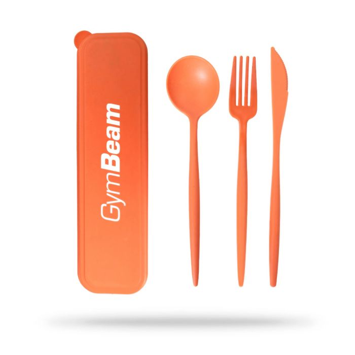 Cutlery Set 2GO Orange - GymBeam single_variant