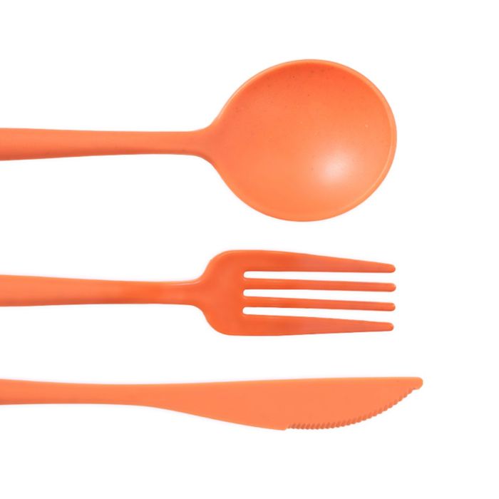 Cutlery Set 2GO Orange - GymBeam single_variant