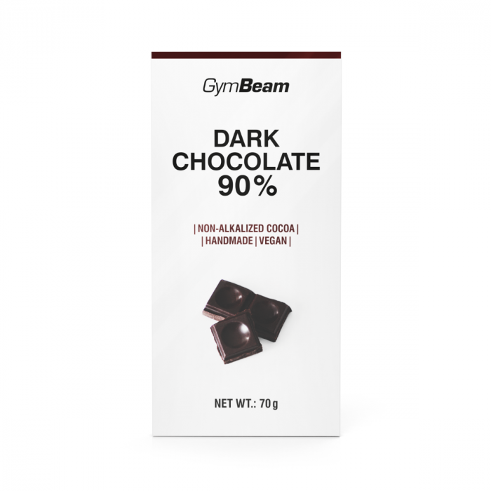 Dark chocolate 90% - GymBeam 70 g