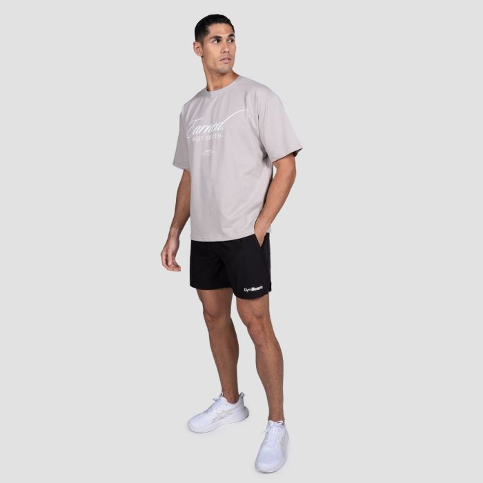 Earned T-shirt Gray - GymBeam XXL