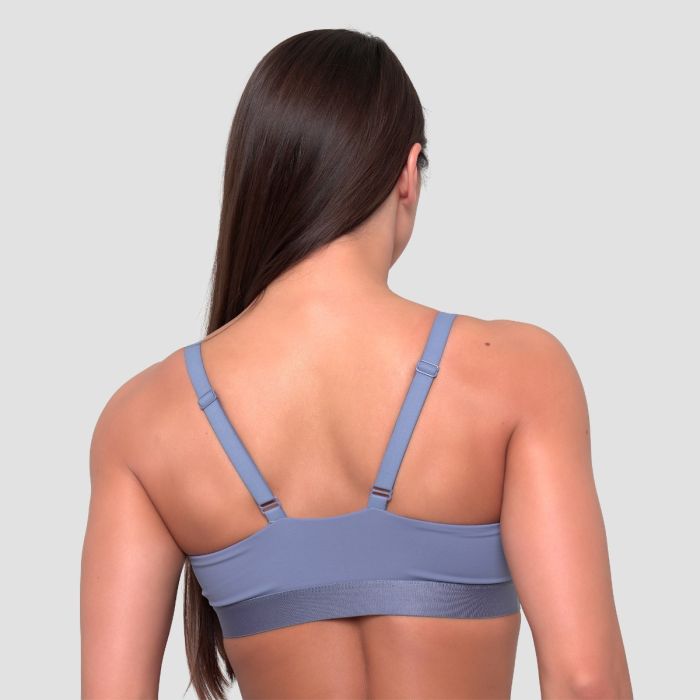 Essence String Sports Bra Denim Blue - GymBeam XL