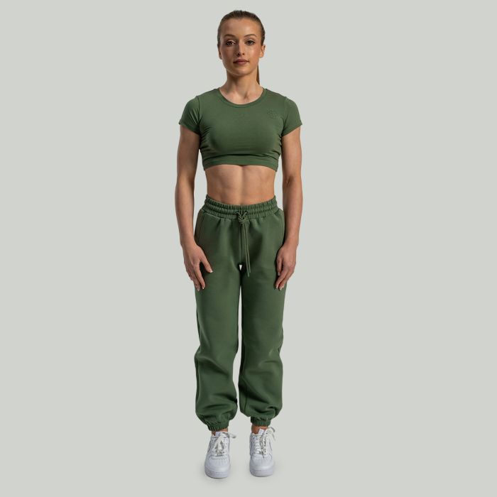 Women‘s Essential CropTop Cedar Green - STRIX L