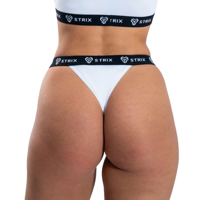 Essential Thongs 2Pack White - STRIX XXL