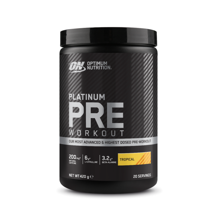 PLATINUM Pre Workout - Optimum Nutrition 420 g - tropical