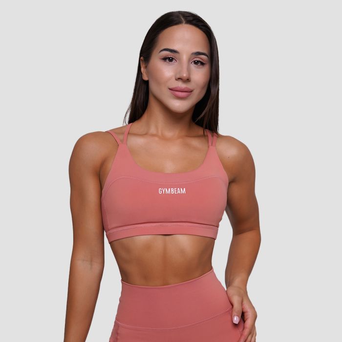 FIT Sports Bra Salmon - GymBeam XXL