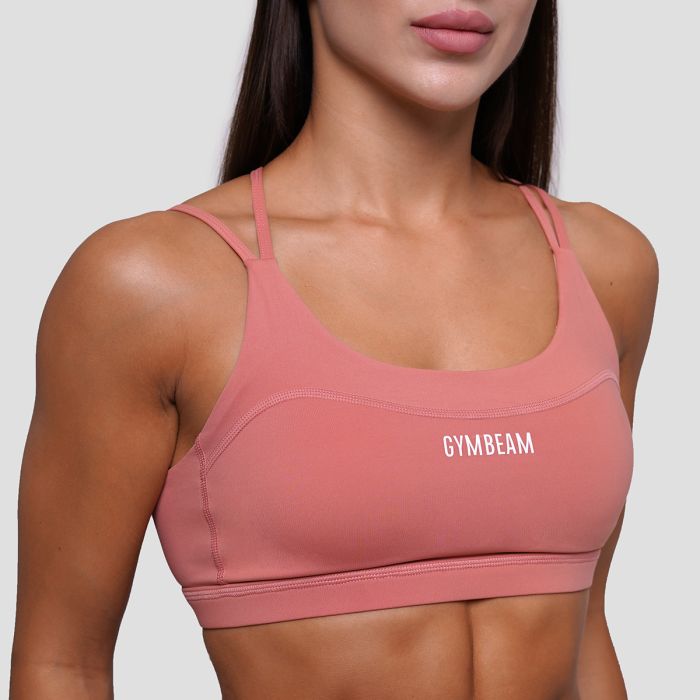 FIT Sports Bra Salmon - GymBeam XXL