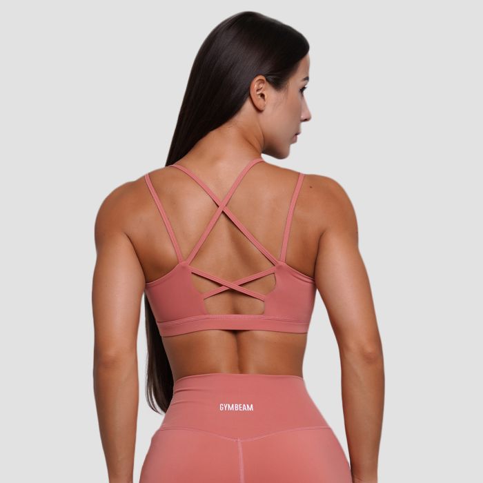 FIT Sports Bra Salmon - GymBeam XXL