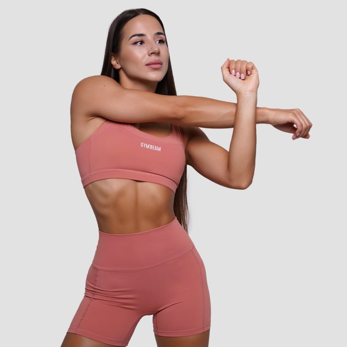 FIT Sports Bra Salmon - GymBeam XXL