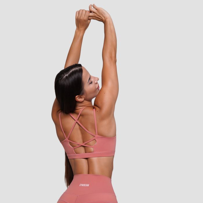 FIT Sports Bra Salmon - GymBeam XXL