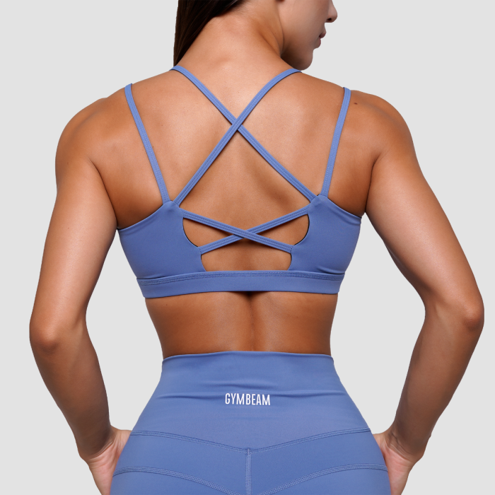 FIT Sports Bra Steel Blue - GymBeam XXL