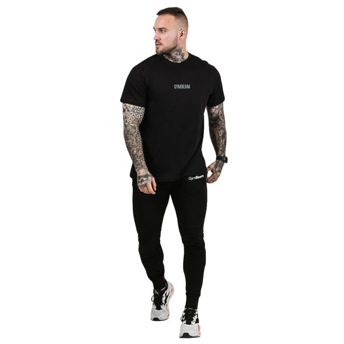 Men‘s T-shirt FIT Black - GymBeam XXXL