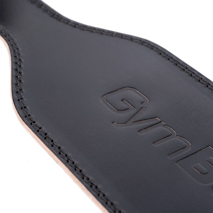 Fitness Leather Belt Black - GymBeam XXL