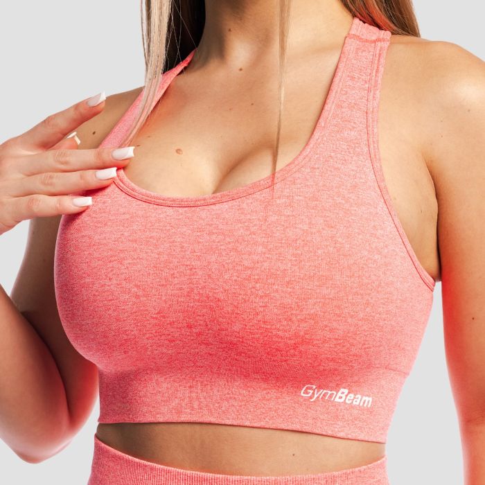 FLO Sports Bra Coral - GymBeam XL