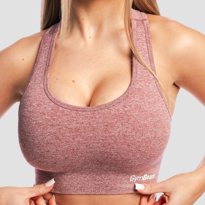 FLO Sports Bra Mauve - GymBeam XL