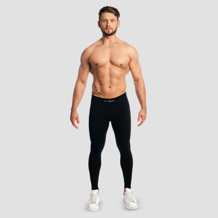 Fuse Leggings Black - GymBeam XXL